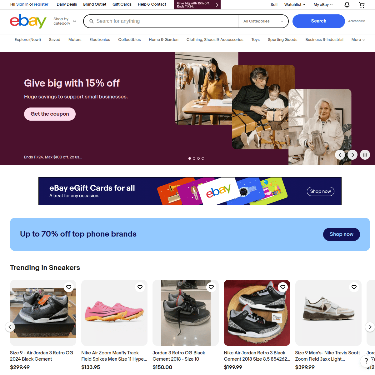 Electronics, Cars, Fashion, Collectibles & More | eBayeBay Home